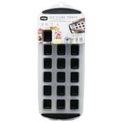 Wholesale - Edge 2pk Silicone Ice Cube Tray Standard Square Black C/P 12, UPC: 190131121542